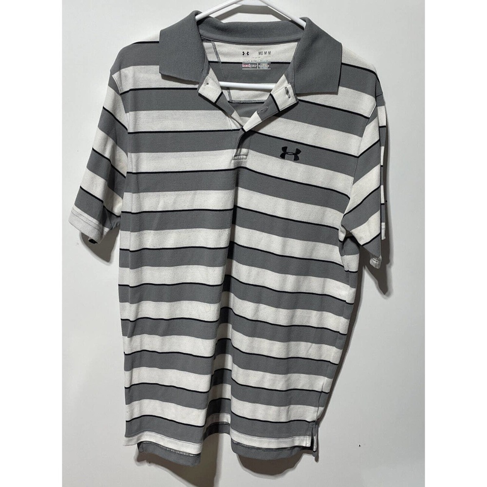 Under Armour Heat Gear Polo Shirt Size Medium